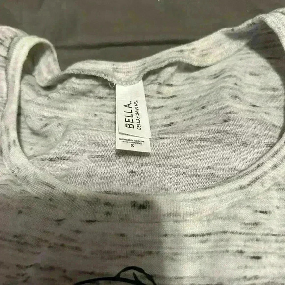 Bronc riding tank grey Bella  Canvas size small - Picture 4 of 5